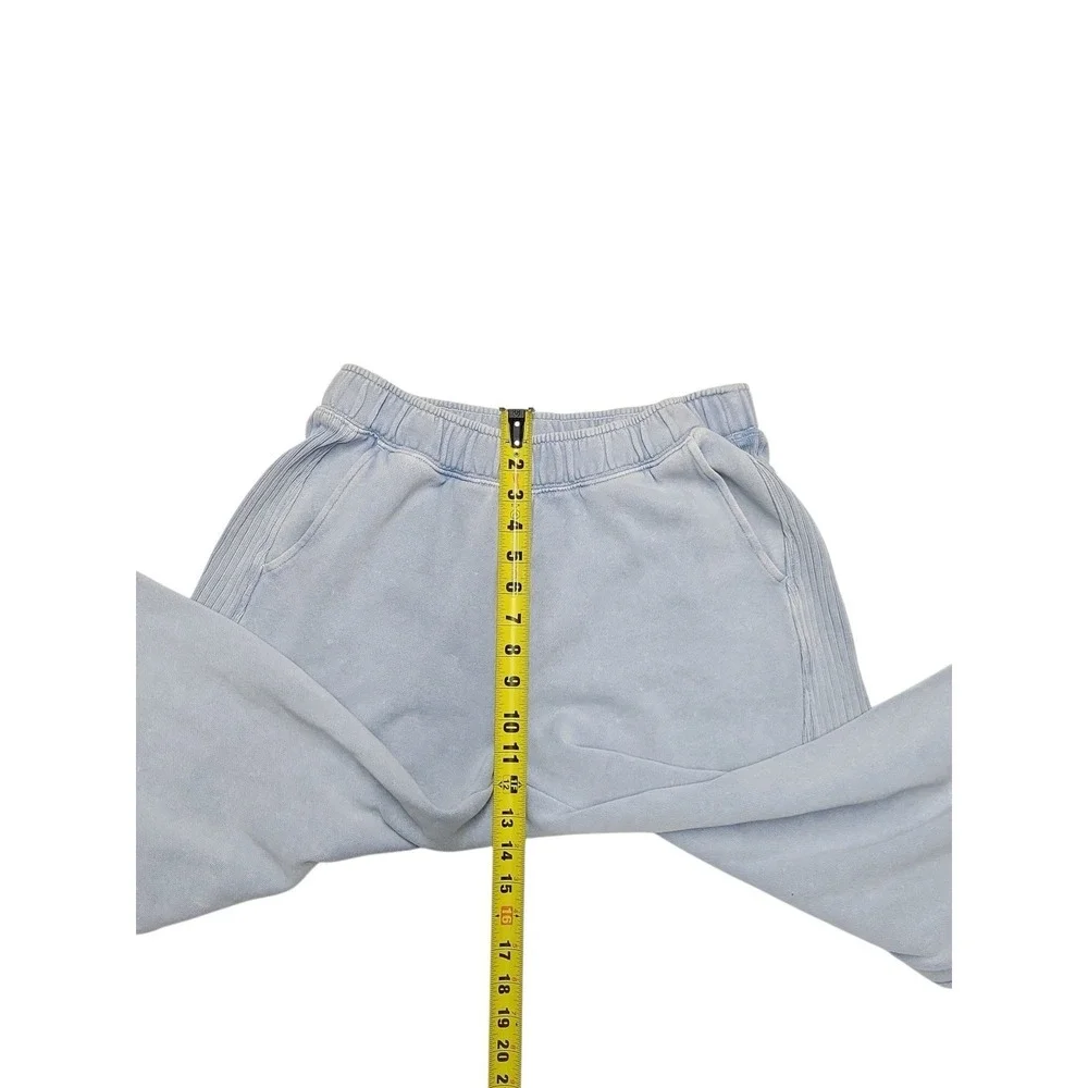 Aerie Oh Snap! Barrel Sweatpant Baggy Y2K preppy pants cloud wash Medium A005539 - Picture 7 of 11